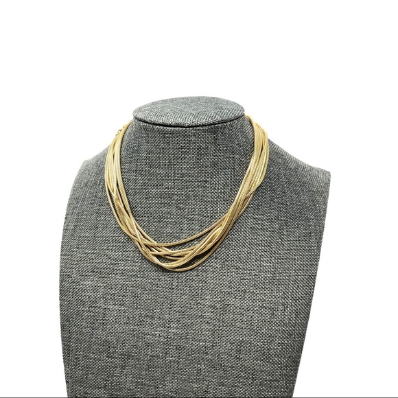 Sterling silver, gold overlay, extra long versatile chain, made in Italy - Picture 4 of 8